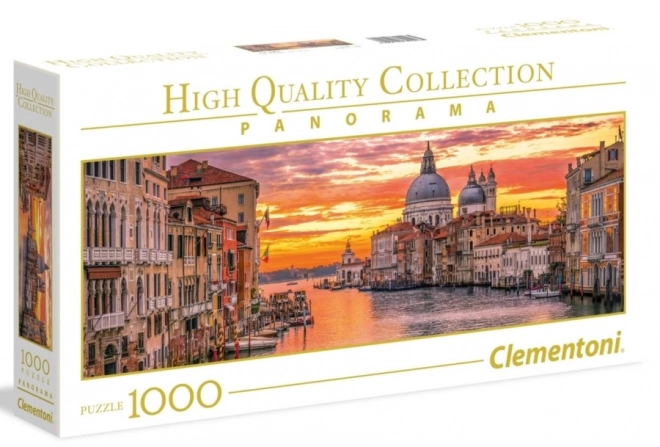 Clementoni panoramatické puzzle Kanál Grande, Benátky