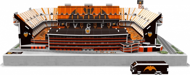 Svietiaca 3D Puzzle Štadión Mestalla - FC Valencia