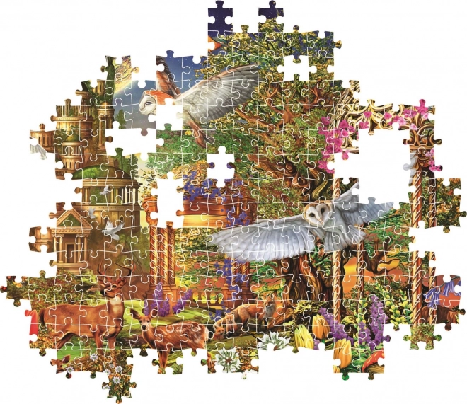 Puzzle Záhrada Lesnej Fantázie 1500 Dielikov