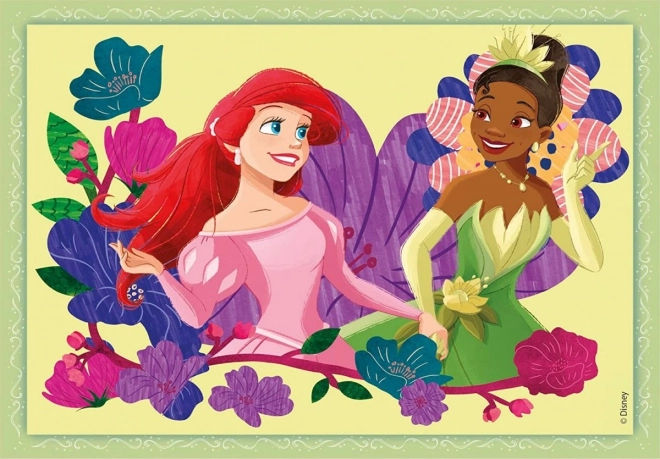 Puzzle Disney Princezné 4v1