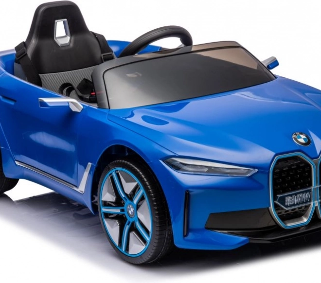 Detské elektrické auto BMW i4 modré 4x4