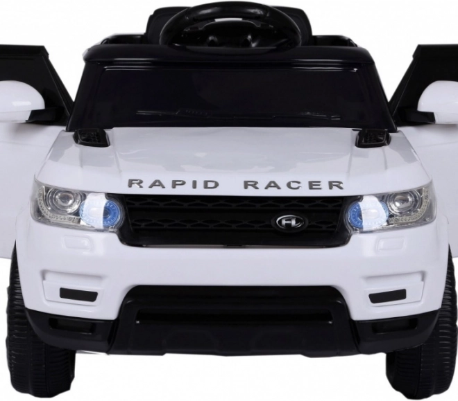 Elektrické autíčko Land Rapid Racer – Biele