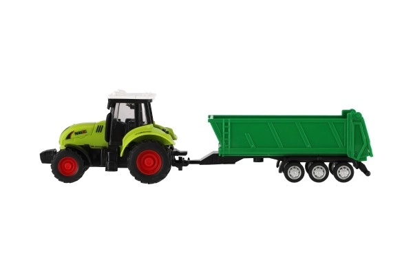 Traktor s vlekom plast