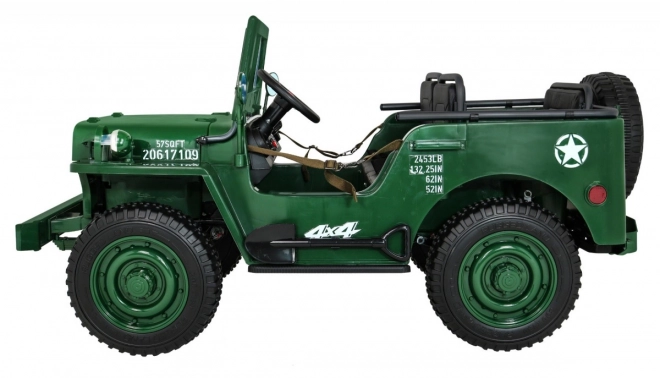 Detský vojenský retro terénny voz 4x4