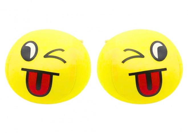 Mäkká Loptička Emoji Tvár Žltá