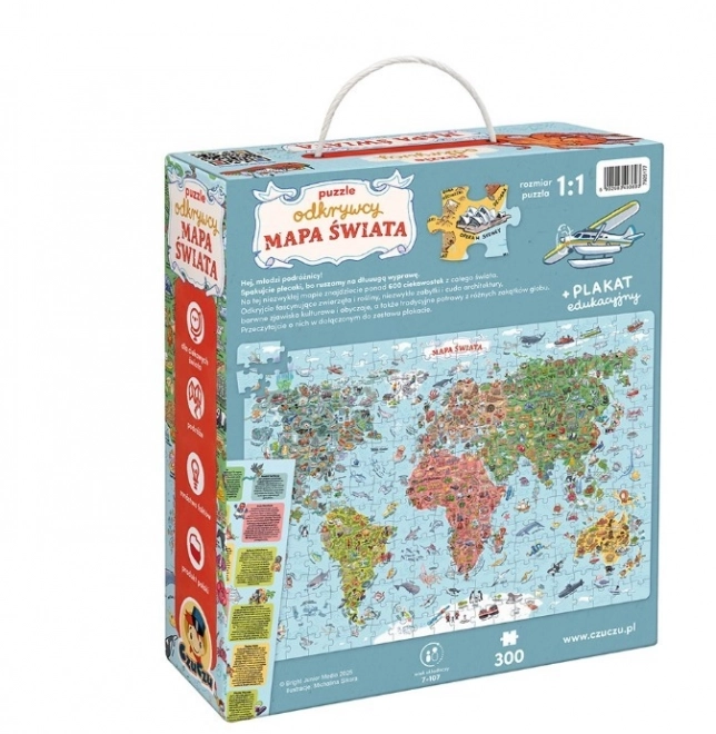 Puzzle objaviteľov - Mapa sveta