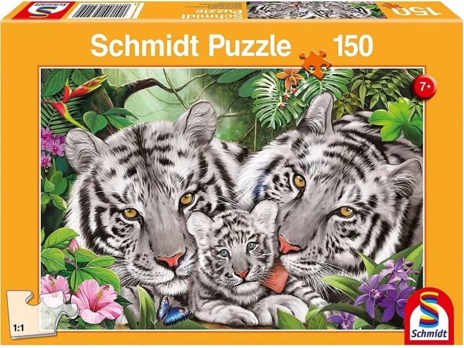 Puzzle Tygra rodina 150 dielikov