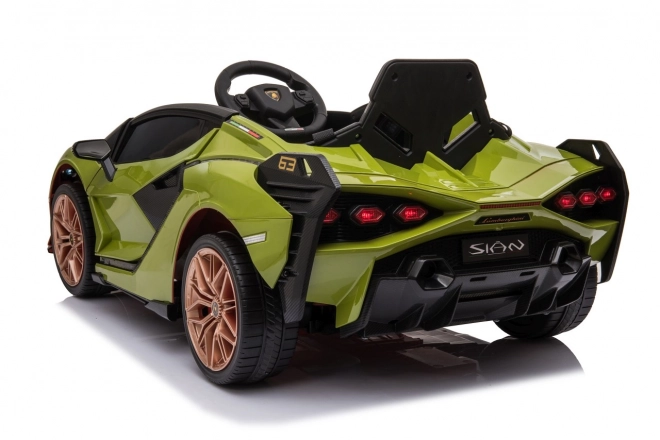 Lamborghini SIAN detské auto na batériu s ovládačom – Zelené