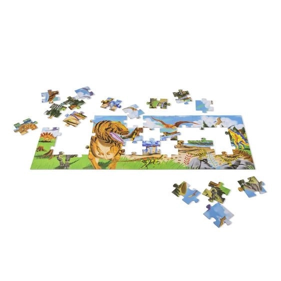 Podlahové puzzle Prehistorický svet 48 dielov