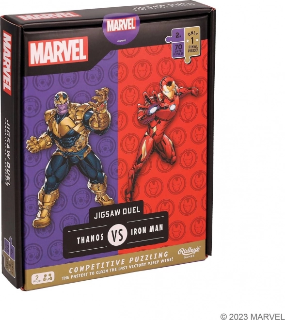 Puzzle súboj Marvel Avengers: Thanos vs Iron Man