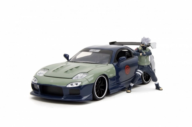 Jada Toys: Naruto - 93 Mazda RX-7 s figúrkou 1:24