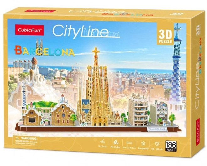 CubicFun: Puzzle 3D City Line Barcelona