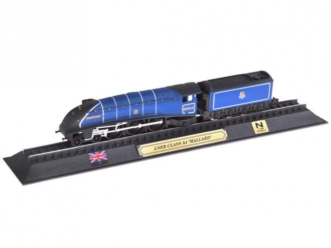 Moderná lokomotíva model LNER Class A4 Mallard