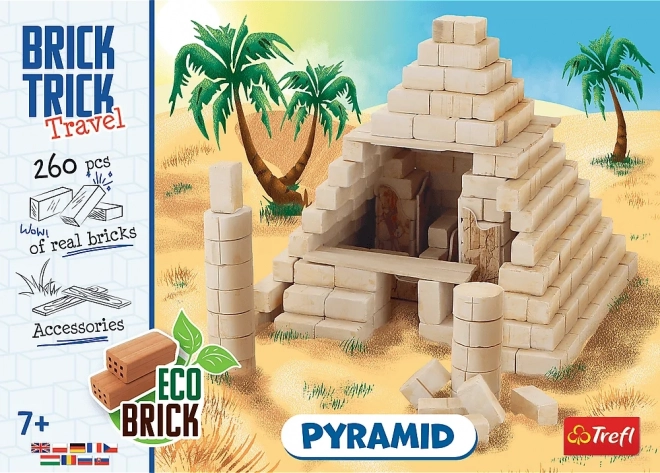 Trefl Brick Trick Pyramída cestovateľská stavebnica