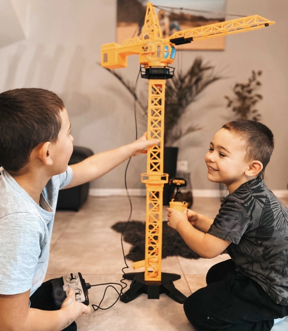 Zábavný žeriav na diaľkové ovládanie 103 cm pre deti