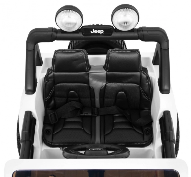 Jeep Wrangler Rubicon na akumulátor pre deti biely