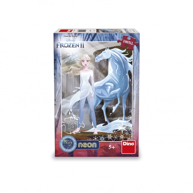 DINO svietiace puzzle Frozen 2 XL 100 dielikov