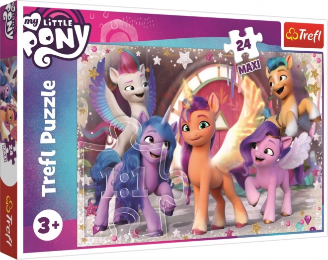 Puzzle My Little Pony: Radostní poníci maxi 24 dielikov