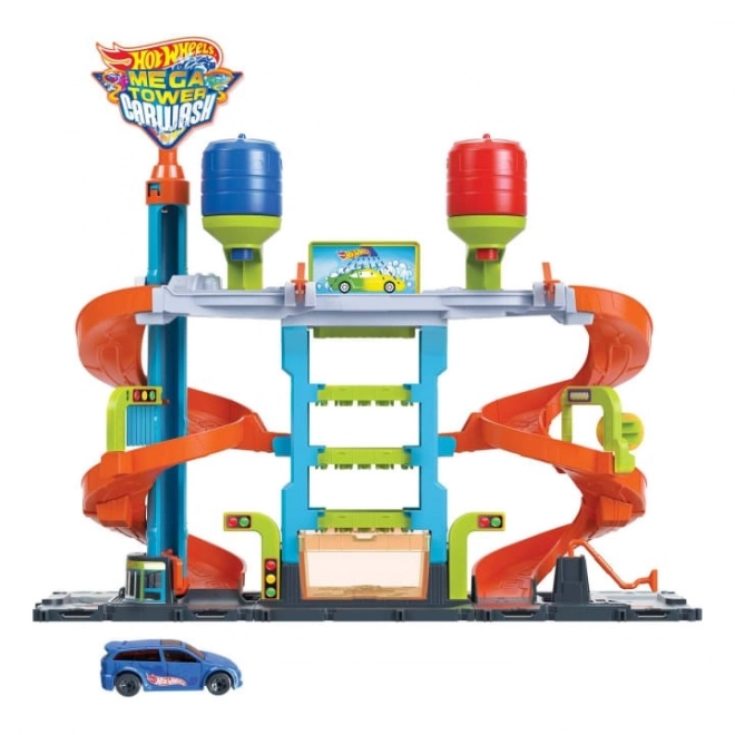 Hot Wheels City Automyčka So Špirálou