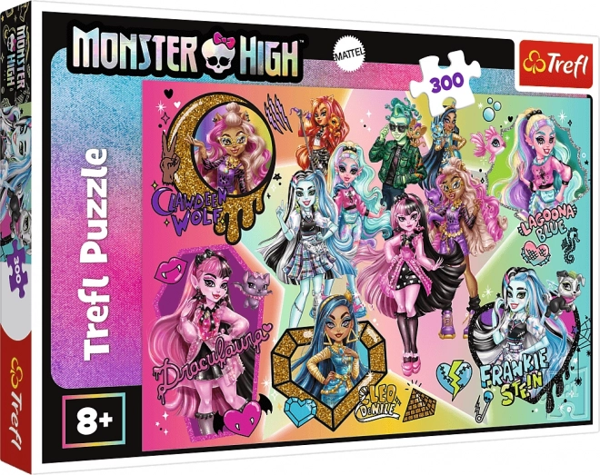 Puzzle Monster High: Zombie na vrchole 300 dielikov