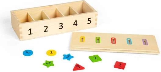 Bigjigs Toys triedenie farieb, tvarov a čísel