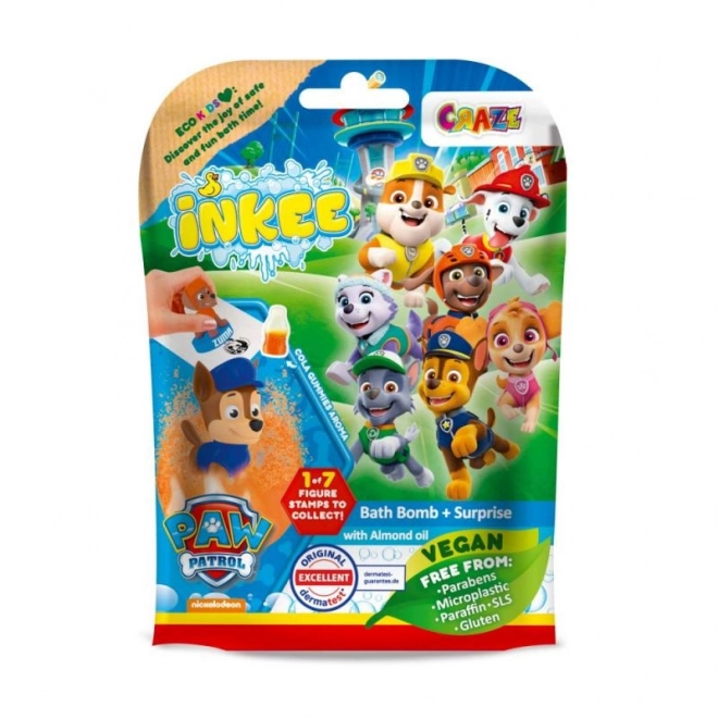 Inkee šumivá bomba s prekvapením Paw Patrol