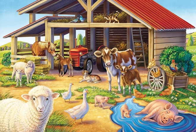 Puzzle Moje obľúbené zvieratká 3x48 dielikov