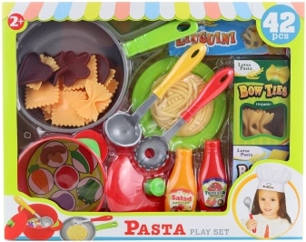 Plastová sada jedla a riadu pre deti