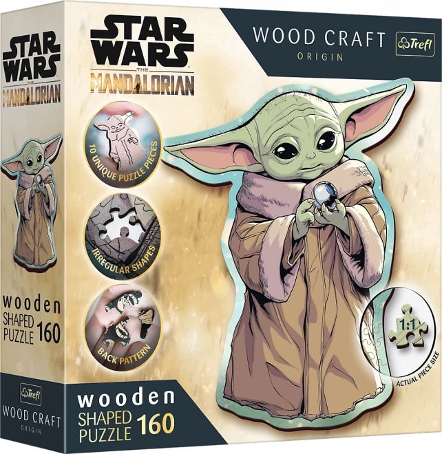 Trefl Wood Craft Origin Puzzle The Mandalorian: Grogu 160 Dielikov