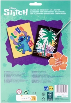 Vyškrabávacie obrázky Stitch pre kreatívnu zábavu