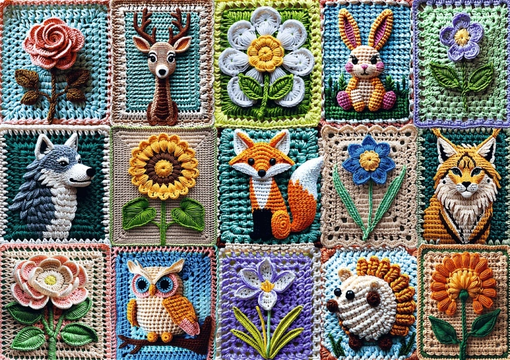 Puzzle Háčkovanie – moja vášeň 1000 dielikov