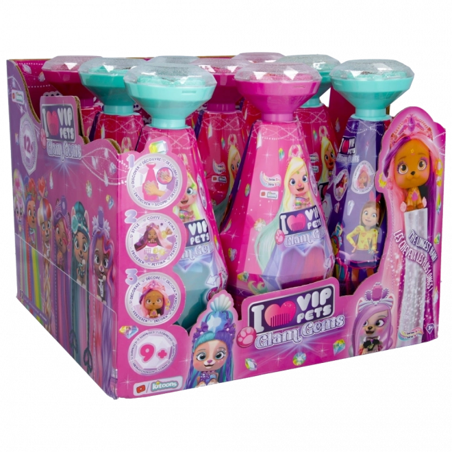 Vip Pets Glam Gems figúrka maznáčika