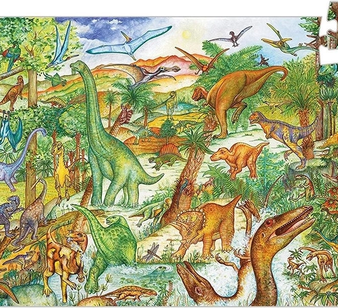 Djeco puzzle Dinosaury 100 dielikov