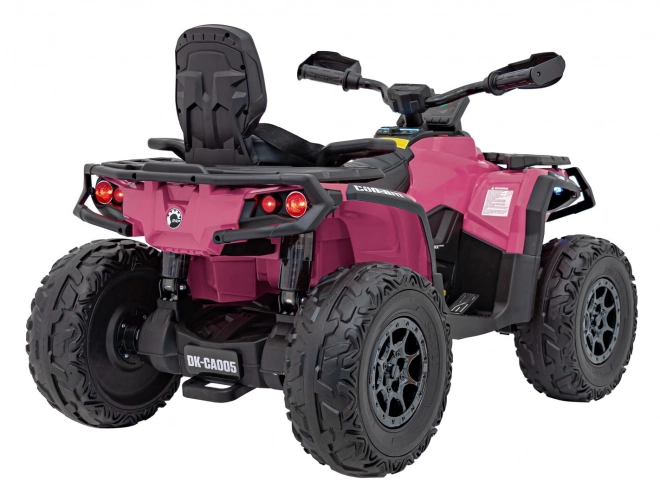 Ružová štvorkolka Can-Am Outlander ATV