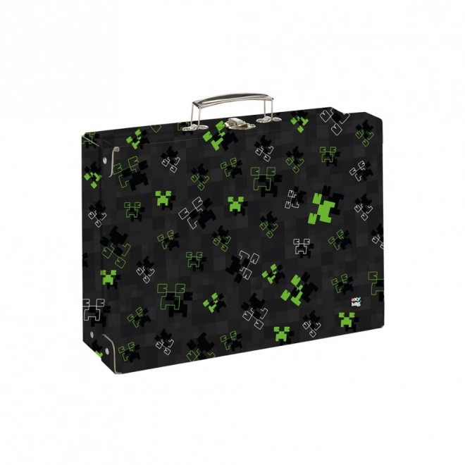 Detský kufrík na uloženie školských pomôcok OXY NEXT Green Cube