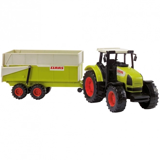 Traktor Claas Ares s prívesom