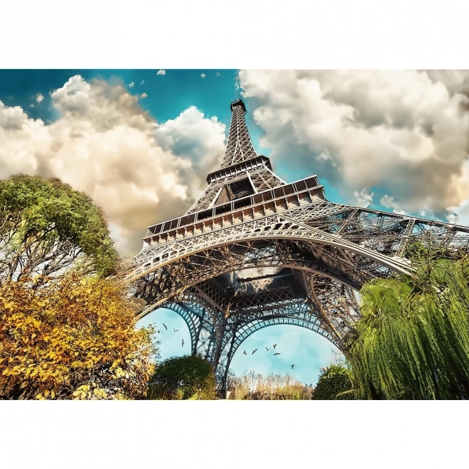 Puzzle 1000 dielikov Premium Plus Eiffelova veža Paríž Francúzsko