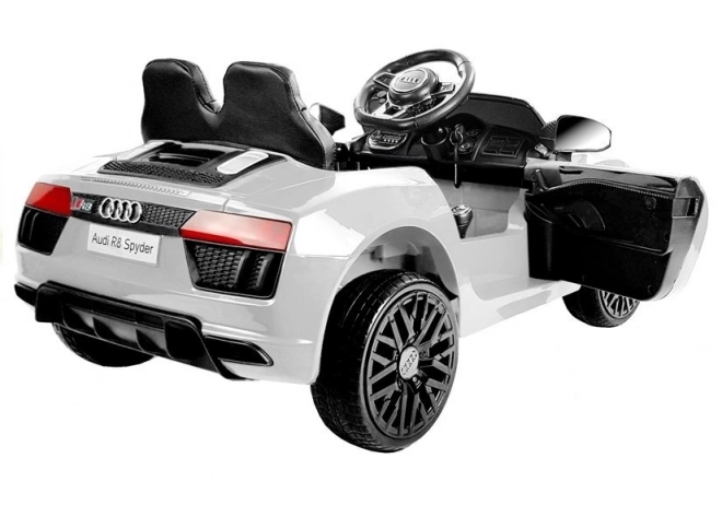 Auto na akumulátor Audi R8 Spyder biele