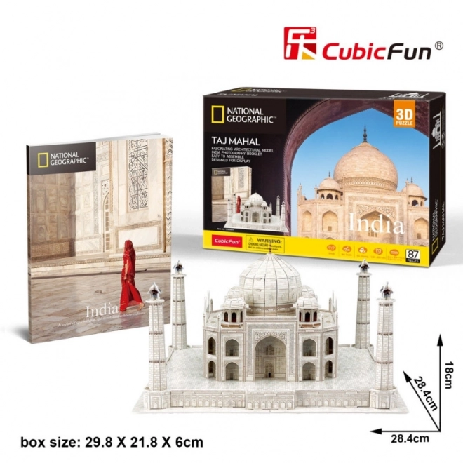 Náučná stavebnica 3D Taj Mahal Puzzle