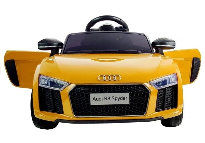 Auto na akumulátor Audi R8 Spyder žlté