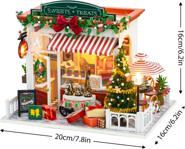 2Kids Toys miniatúra domčeka vianočná cukráreň