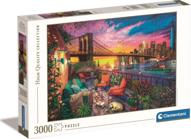 Puzzle Manhattan Balcony Sunset