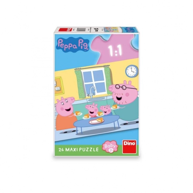 Puzzle Peppa Pig: Obed MAXI 24 dielikov