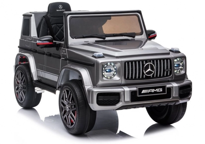 Auto na akumulátor Mercedes G63 AMG strieborné lakované