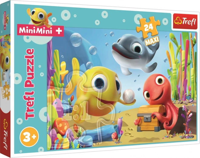 Trefl puzzle Rybka MiniMini MAXI 24 dielikov