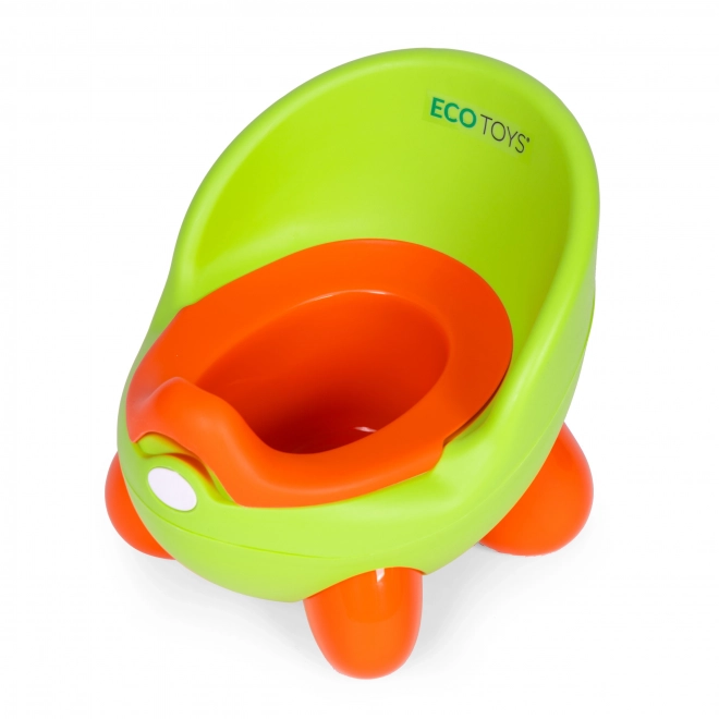 Detský nočník ECOTOYS so zeleným odnímateľným vložkom