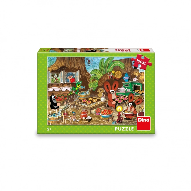 Puzzle Krtek v kuchyni XL 100 dielikov