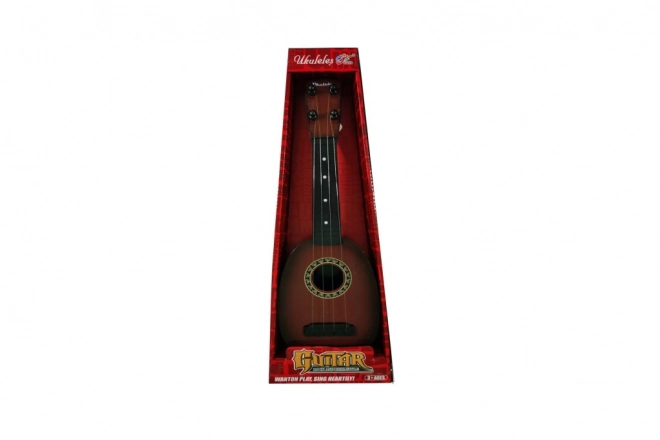 Ukulele so štyrmi nylonovými strunami