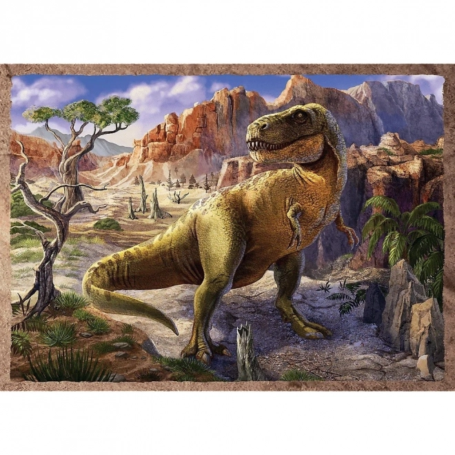 Zaujímavé dinosaury 4v1 puzzle