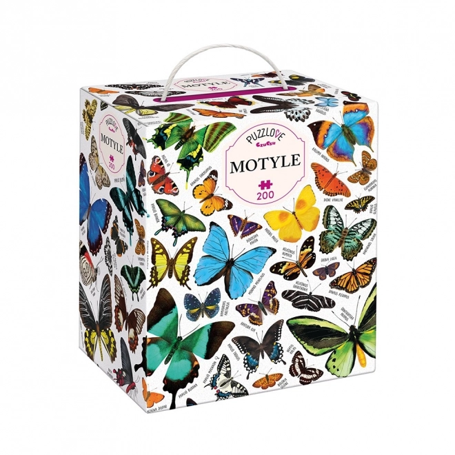 Puzzlove ČZUČU motýle 200 dielikov